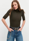 Favorite Daughter The Amelia Top - Smoketree-Hand In Pocket