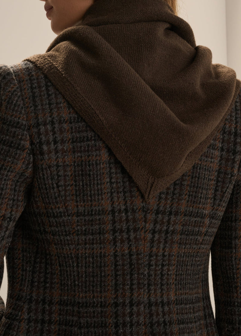 Favorite Daughter The Triangle Scarf - Ganache-Hand In Pocket