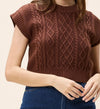 Cleobella Gigi Sweater Vest- Cocoa