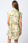 Tim Floral Dress-Pear Green-Hand In Pocket