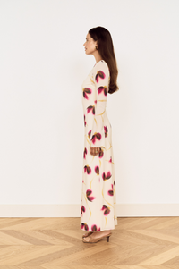 MINKPINK Emery Mesh Midi Dress - Floral-Hand In Pocket