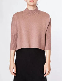 Kerisma Aja Sweater- Dusty Rose-Hand In Pocket