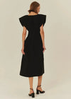 Exquise Sabrina Dress- Black-Hand In Pocket