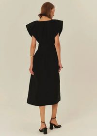 Exquise Sabrina Dress- Black-Hand In Pocket