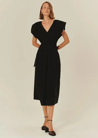 Exquise Sabrina Dress- Black-Hand In Pocket