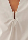 Exquise Maggie Blouse- White-Hand In Pocket