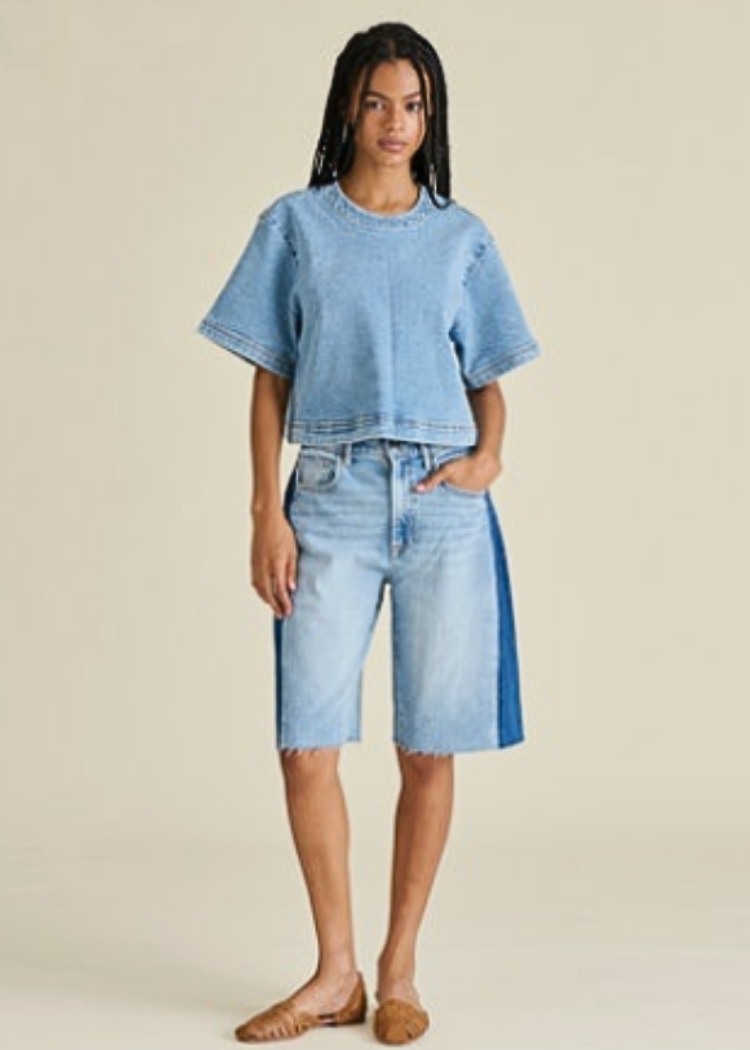 Steve Madden Jesse Top - Storm Blue-Hand In Pocket