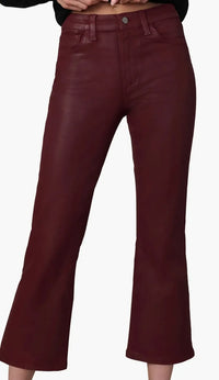 Joes Jeans The Callie Cropped Bootcut - Syrah-Hand In Pocket