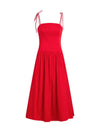 Joe's Jeans Mara Maxi Dress- Cherry Red-Hand In Pocket