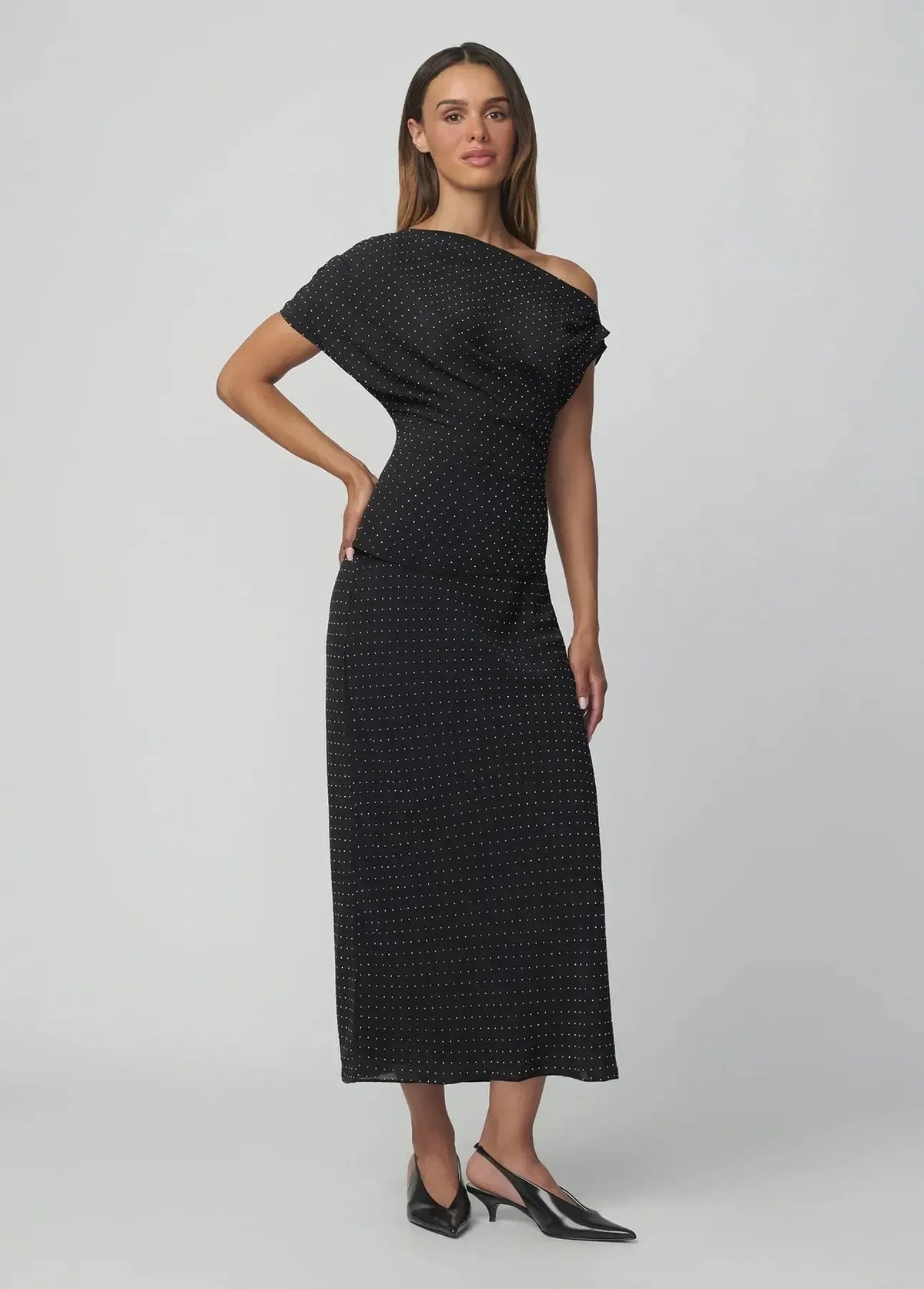 Joe's Jeans The Isla Midi Skirt - Black-Hand In Pocket