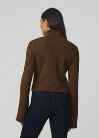 Joe's Jeans The Jane Roll Neck Sweater - Cinnamon-Hand In Pocket