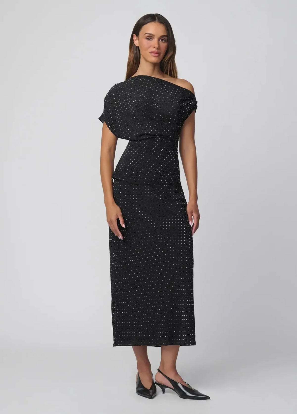 Joe's Jeans The Isla Draped Blouse - Black-Hand In Pocket