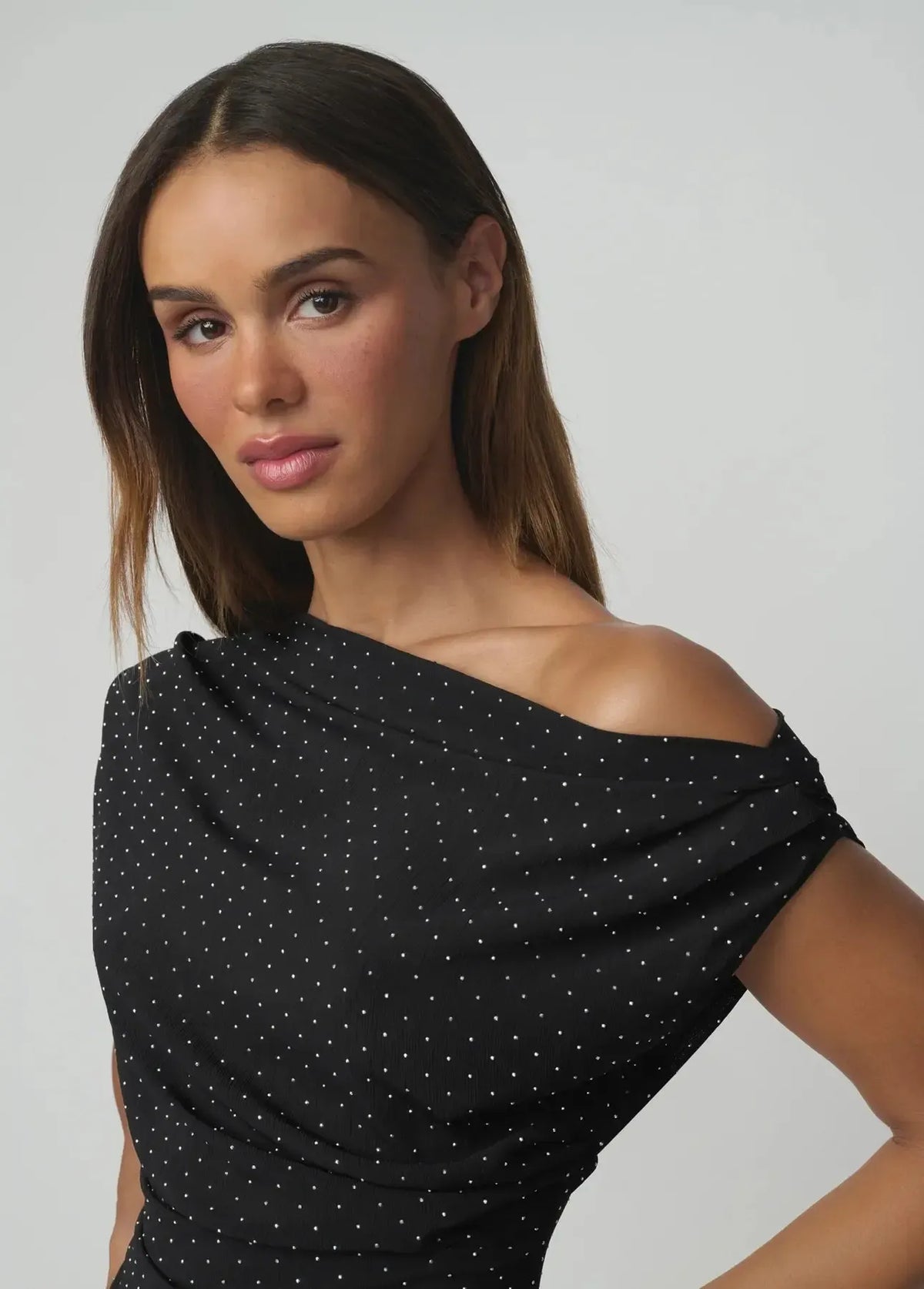 Joe's Jeans The Isla Draped Blouse - Black-Hand In Pocket