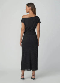 Joe's Jeans The Isla Draped Blouse - Black-Hand In Pocket