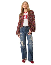 John & Jenn Sparrow Cardigan- Cottage Treeline-Hand In Pocket