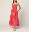 Cleobella Lacy Ankle Dress-Poppy-Hand In Pocket