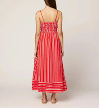 Cleobella Lacy Ankle Dress-Poppy-Hand In Pocket