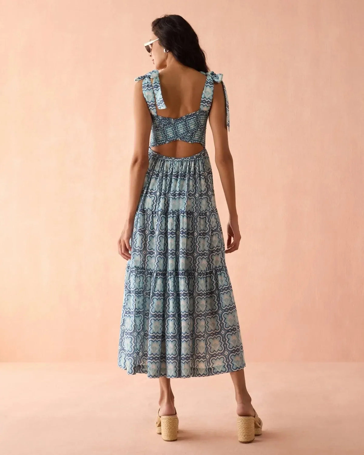 Omika Lana Maxi Dress - Leena Santorini-Hand In Pocket