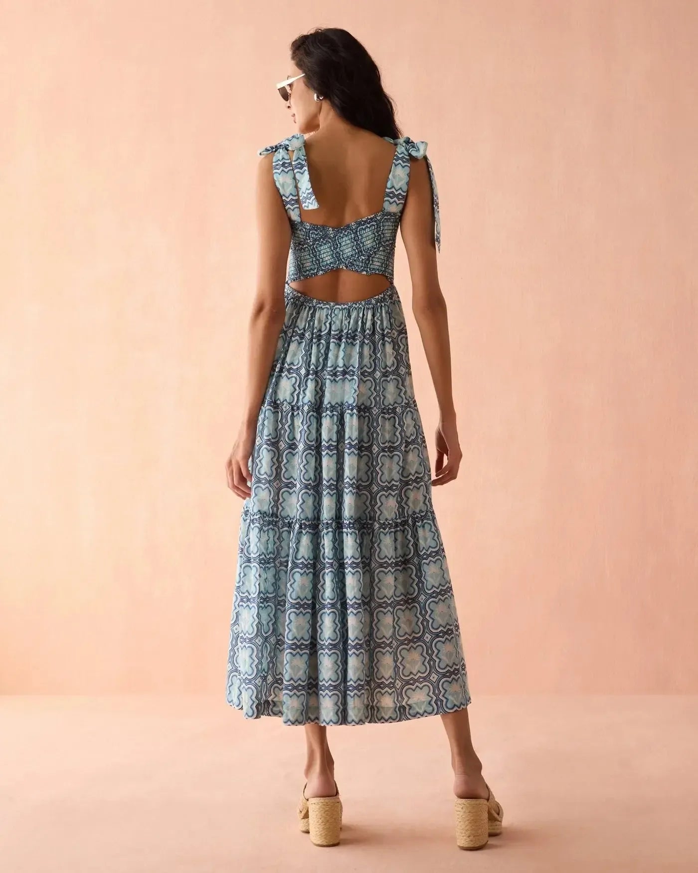 Omika Lana Maxi Dress - Leena Santorini-Hand In Pocket