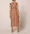 Cleobella Lani Ankle Dress-Vecchio Stripe-Hand In Pocket