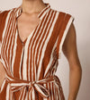 Cleobella Lani Ankle Dress-Vecchio Stripe-Hand In Pocket