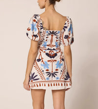 Cleobella Mariana Mini Dress- Liliana Print-Hand In Pocket
