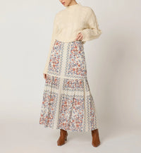 Cleobella Marjorie Ankle Skirt- La Ramos Print