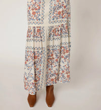 Cleobella Marjorie Ankle Skirt- La Ramos Print