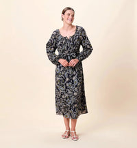 Cleobella Melinda Midi Dress- Dark Magnolia