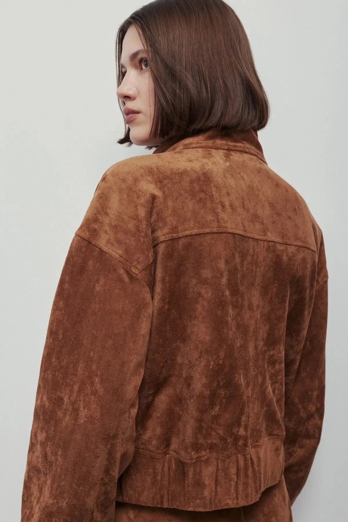 Melissa Nepton Aude Jacket - Light Chestnut-Hand In Pocket