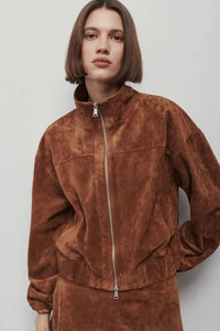 Melissa Nepton Aude Jacket - Light Chestnut-Hand In Pocket