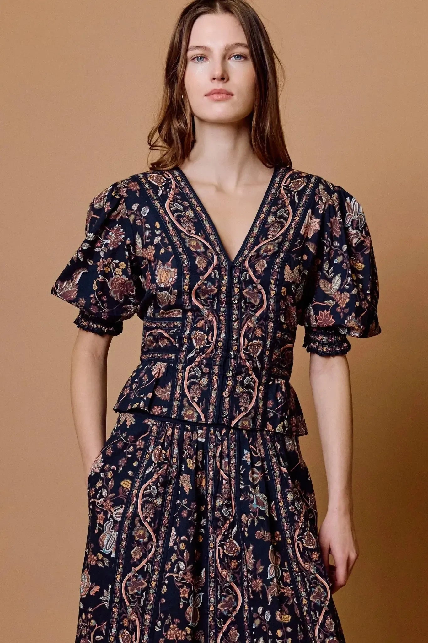 Cleobella Melissa Top - Bois Print-Hand In Pocket