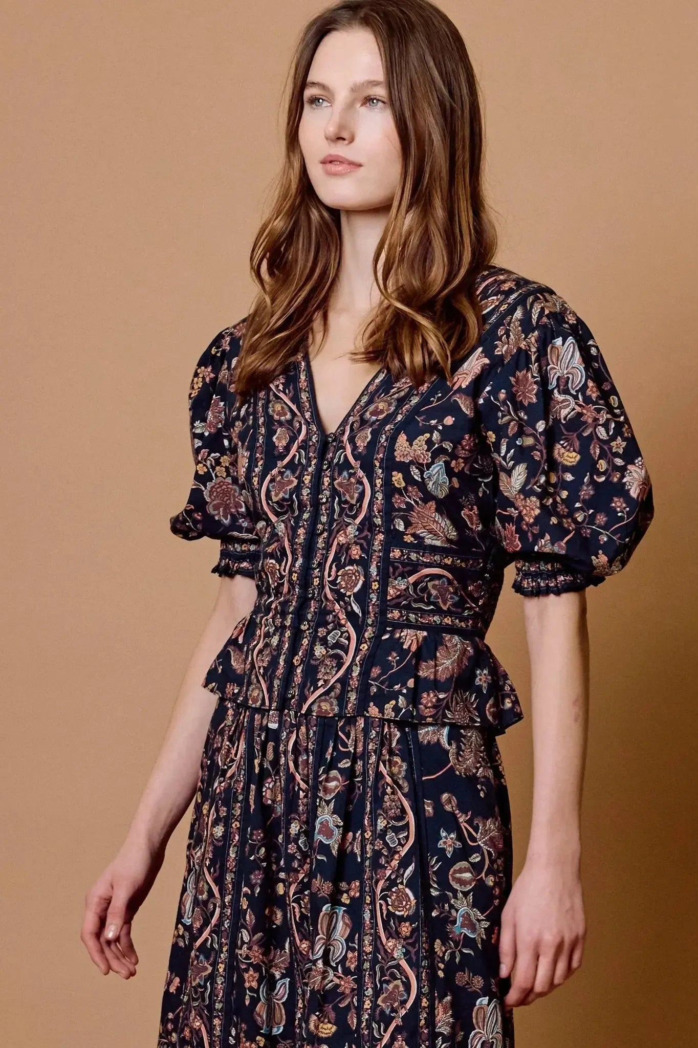 Cleobella Melissa Top - Bois Print-Hand In Pocket