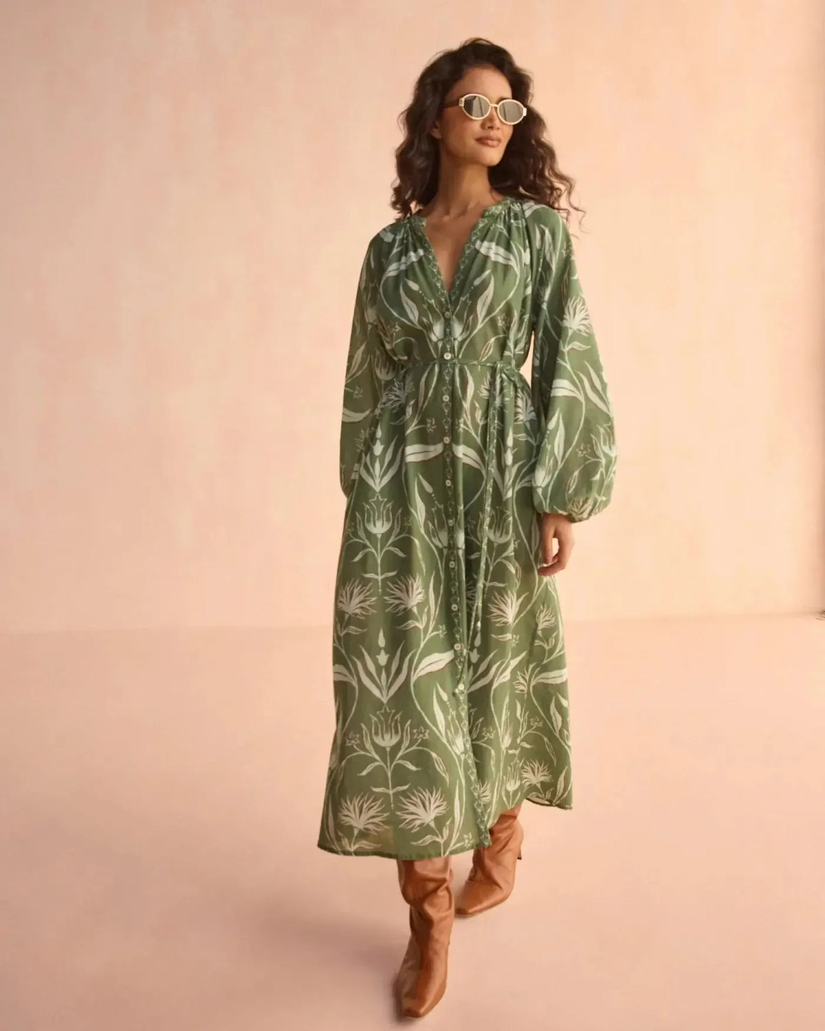 Omika Mila Midi - Luciana Artichoke-Hand In Pocket