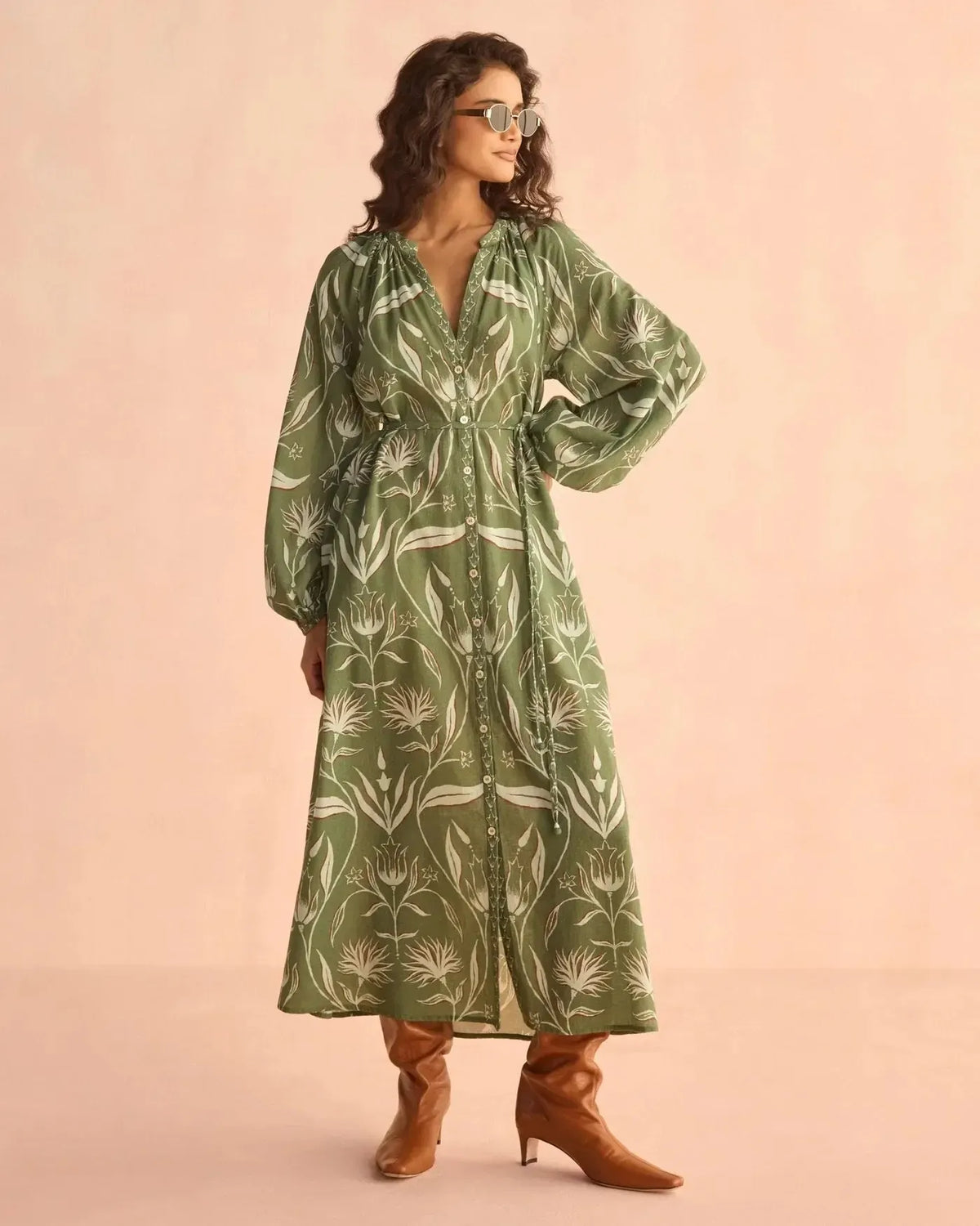 Omika Mila Midi - Luciana Artichoke-Hand In Pocket