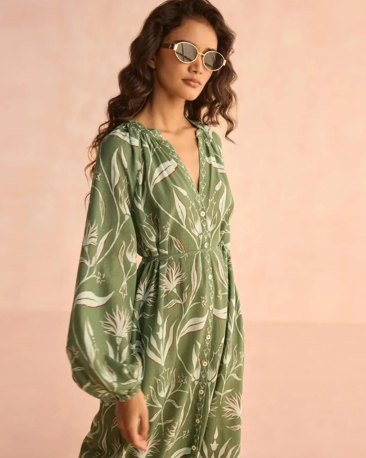 Omika Mila Midi - Luciana Artichoke-Hand In Pocket