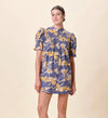 Cleobella Nadia Mini Dress- Blue Castello