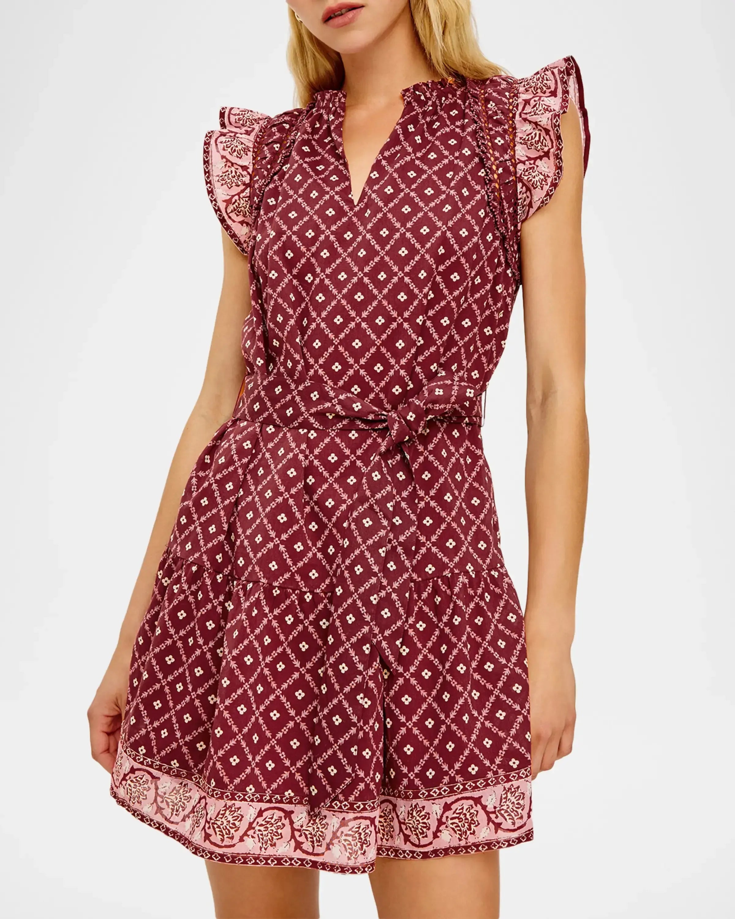 Rails Katia Dress - Flower Chain-Hand In Pocket