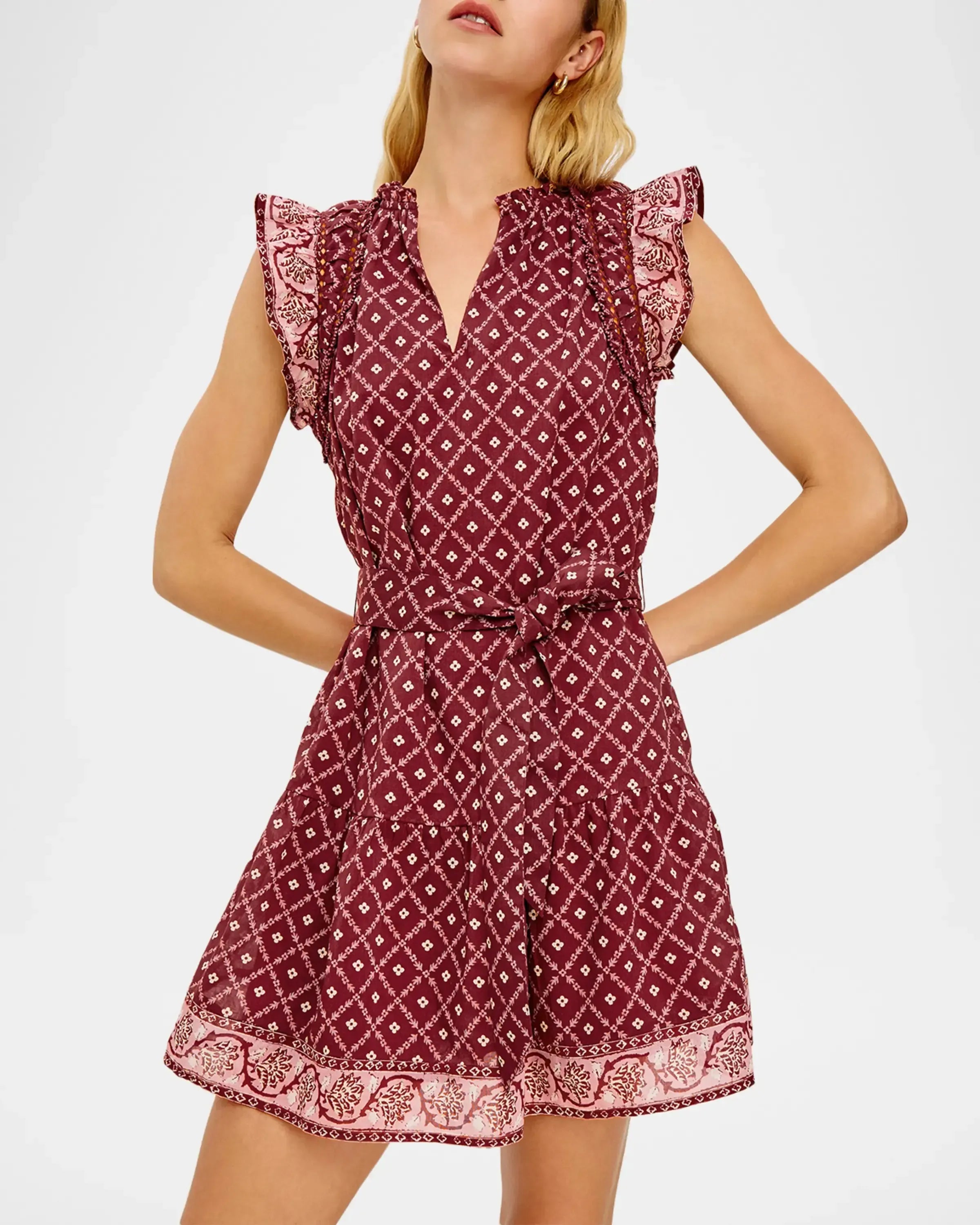 Rails Katia Dress - Flower Chain-Hand In Pocket