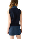 Steve Madden Jeane Sweater Vest - Multi-Hand In Pocket