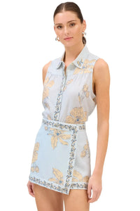 Allison Addison Tank - Pale Blue-Hand In Pocket