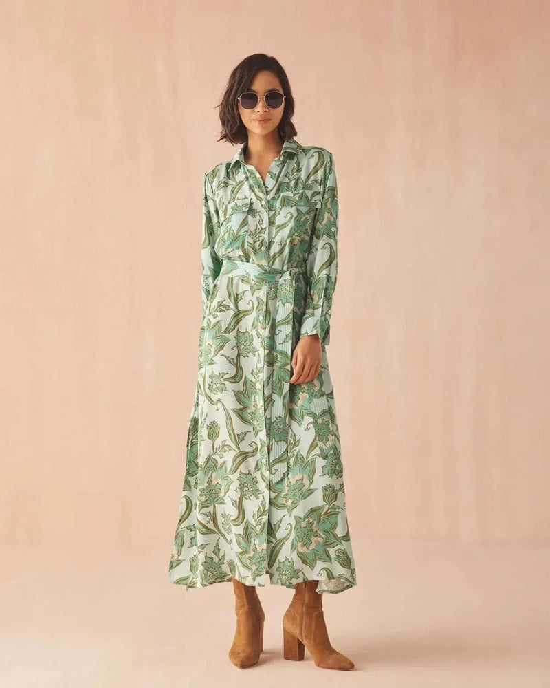 Omika Palma Maxi Dress - Anissa Moss-Hand In Pocket