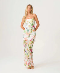 PQ Swim Sofia Tube Dress- Paradise Bloom-Hand In Pocket