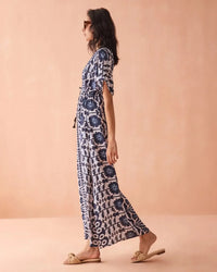 Omika Pia Caftan Dress - Zadie Montego-Hand In Pocket