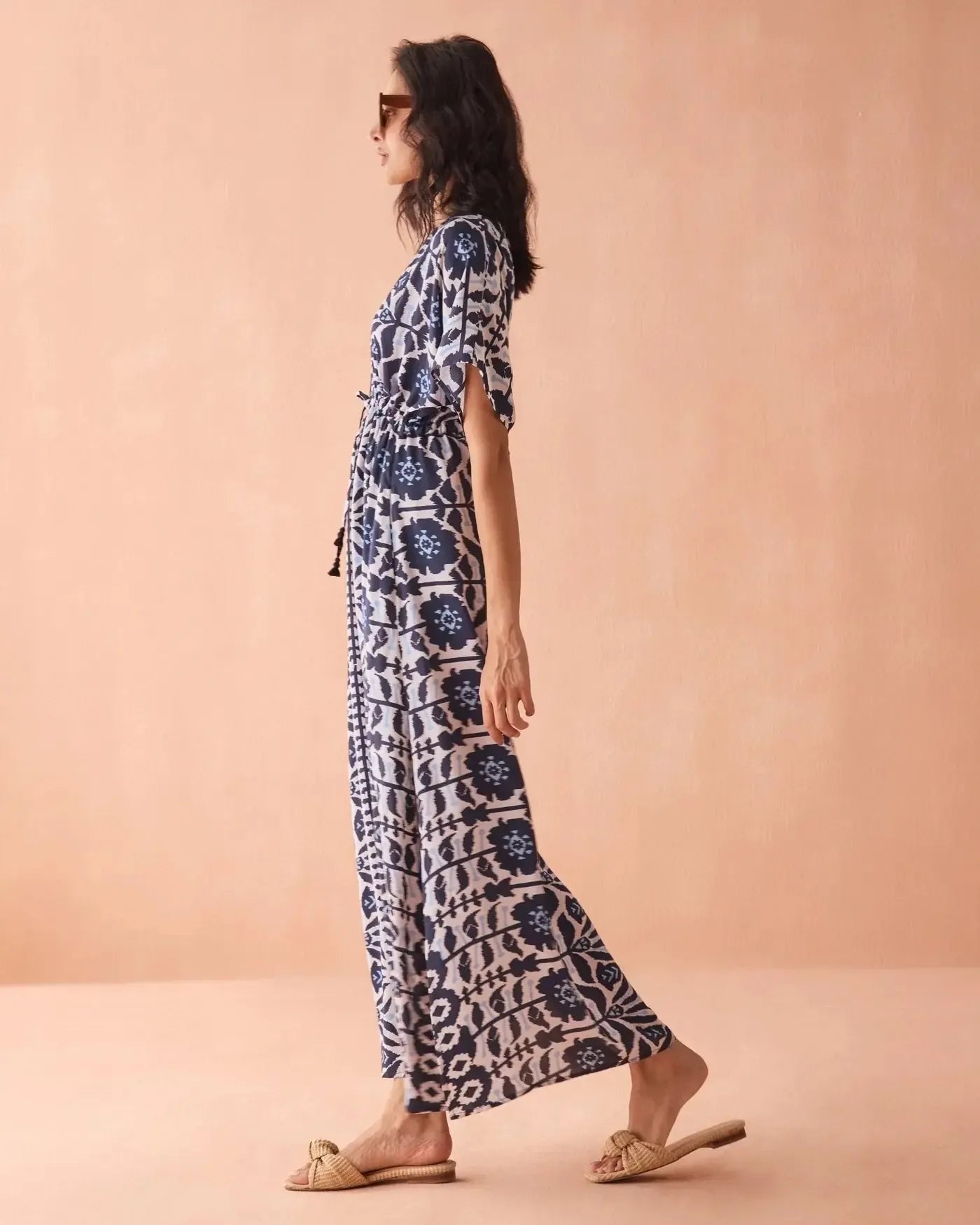 Omika Pia Caftan Dress - Zadie Montego-Hand In Pocket