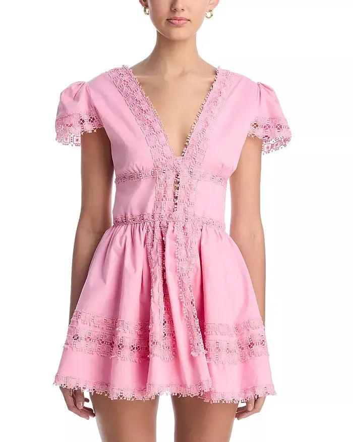 Peixoto Piper Mini Dress in Pink - Size L Peixoto Piper Mini Dress in Pink - Size L