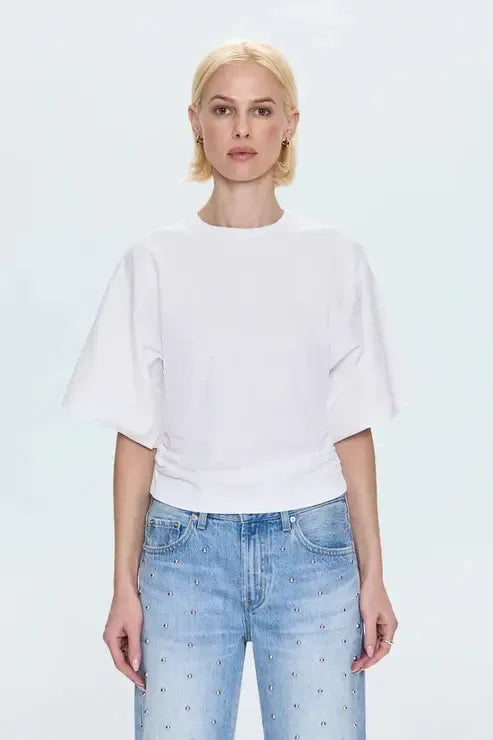 Pistola Veronica Tee - Le Blanc-Hand In Pocket
