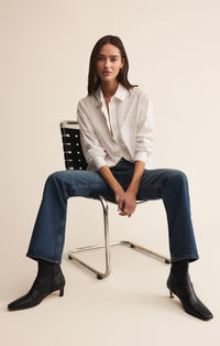 Z Supply Elevated Poplin Shirt-White