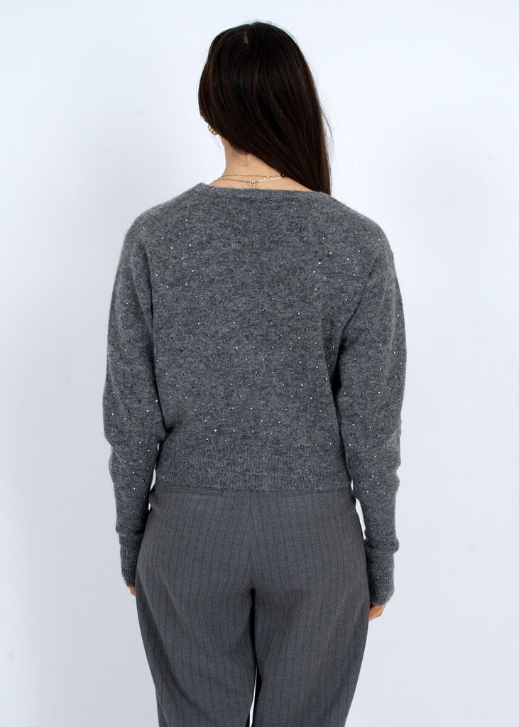 RD Style Tesni Cardigan - Grey-Hand In Pocket