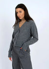 RD Style Tesni Cardigan - Grey-Hand In Pocket